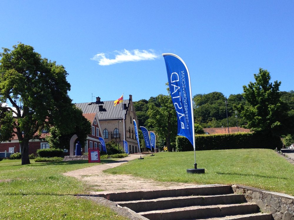 Beachflaggor under Entreprenörsveckan Båstad