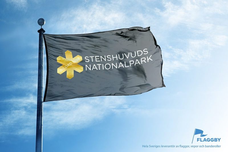 Flagga Stenshuvuds Nationalpark