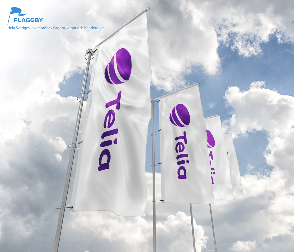 Telia flaggor