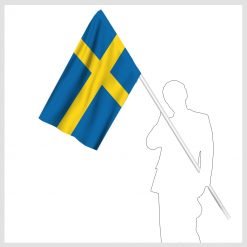 Signalflagga i nationsfärger för motorsport använd vid internationella tävlingar
