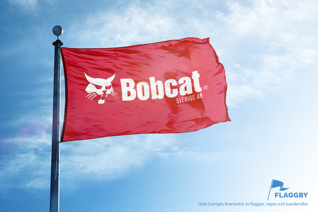 Bobcat företagsflagga