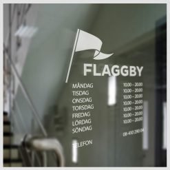 Klistermärke fönster
