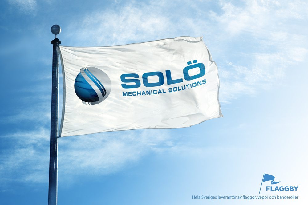 Solö företagsflagga