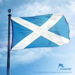 Skottlands flagga till flaggstång med tydlig design och hög kvalitet